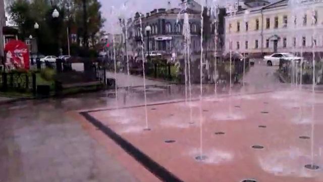 Фонтан в Иркутске смотреть онлайн