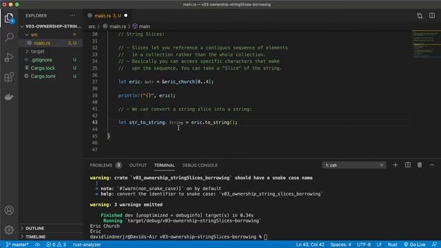 Let's Learn Rust! || v4 - Strings and String Slices смотреть онлайн