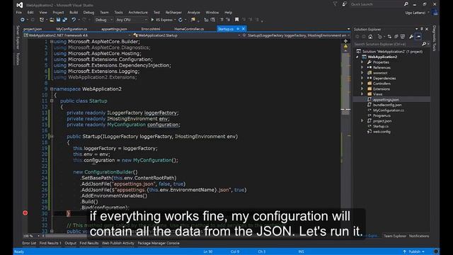 Managing Configuration Files in ASP.NET Core, presented by Ugo Lattanzi смотреть онлайн