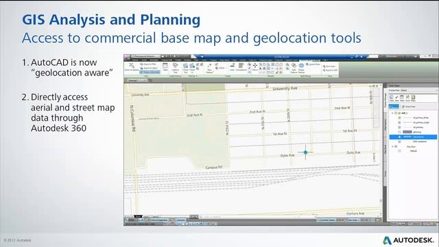 Autodesk AutoCAD Map 3D 2014 What's New смотреть онлайн