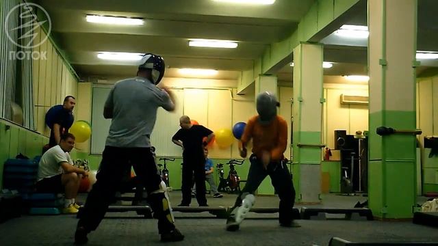 Школа Поток, ножевое фехтование. Аттестация, Колонин Семён. смотреть онлайн