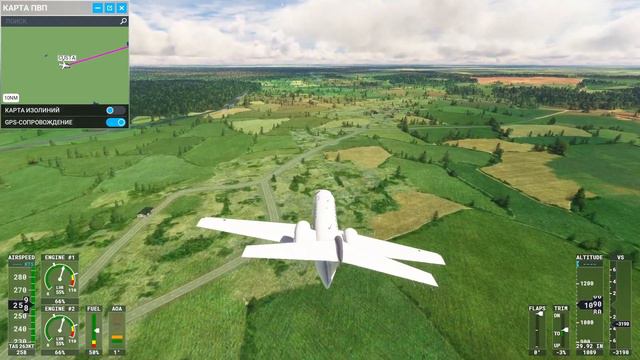 Flight Simulator 2020 - Струга, Минская область, Беларусь смотреть онлайн