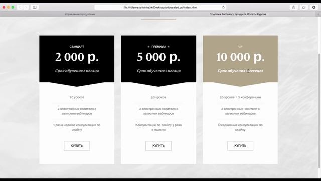 Автору. Урок №2. Комплексные продажи. Рекламные страницы