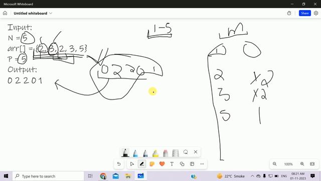 Frequencies of Limited Range Array Elements || C++ || GFG Daily Problem смотреть онлайн