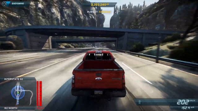NFS Most Wanted | Police Chase Max Heat Level Escape | Ford Raptor vs Police смотреть онлайн