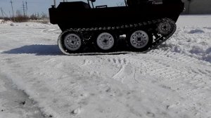 самодельный гусеничный вездеход