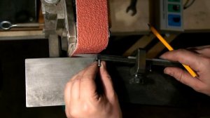 Как сделать клинок с помощью гриндера (HD 1080p). How to make a knife blade.