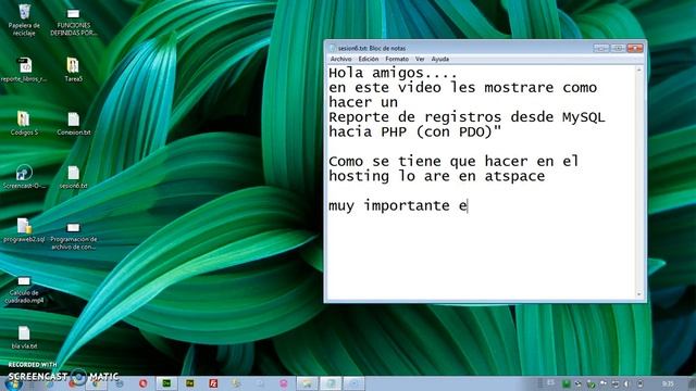 Reporte de registros desde MySQL hacia PHP con PDO смотреть онлайн