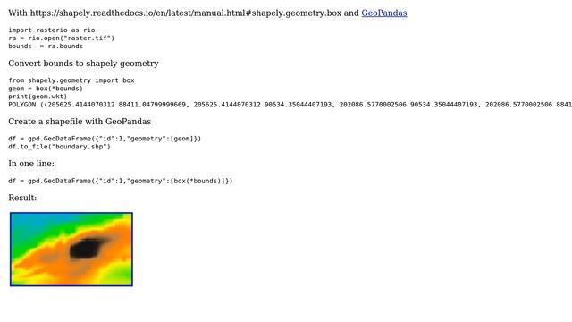 GIS: Make shapefile from raster-bounds in Python (4 Solutions!!) смотреть онлайн