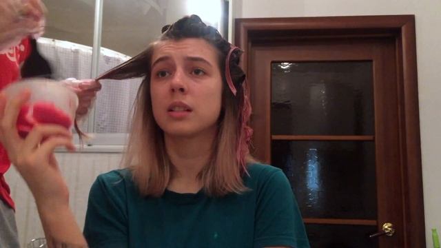 Тонируем волосы Loreal Colorista!