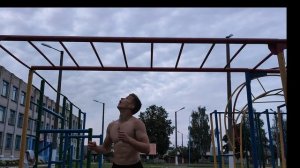 Тренировка на пресс (турник, брусья) убираем низ живота