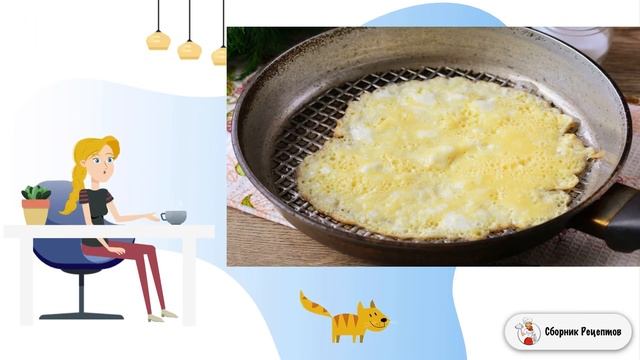 Салат из омлета и колбасы. Рецепты с фото пошагово смотреть онлайн