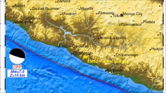 M 7.3 EARTHQUAKE - GUERRERO, MEXICO April 18, 2014 смотреть онлайн