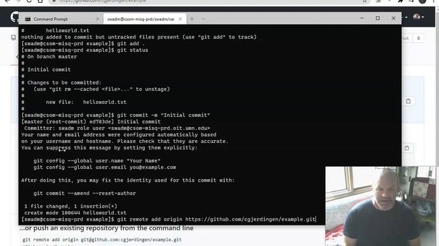 How to add an existing folder or directory to GitHub using the command line смотреть онлайн