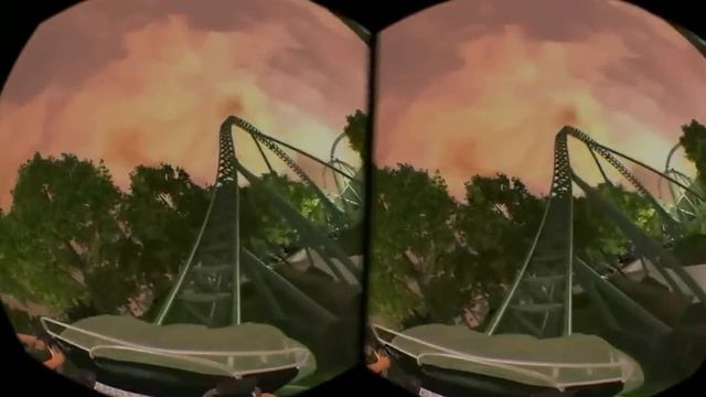 Американские горки Oculus Rift | Helix Rift Coaster Окулус Рифт скорость тележка обзор тест шлем смотреть онлайн