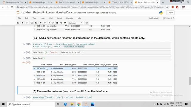 Project - 5 | Data Analysis with Python | #DataScience | London Housing Data смотреть онлайн