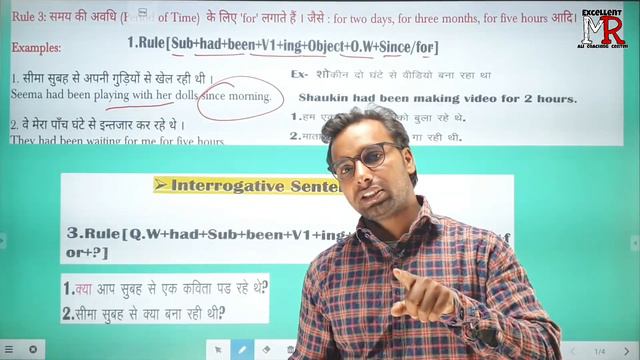 Past perfect continuous in Hindi ( All types ). Past perfect continuous on Digital board смотреть онлайн