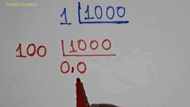 Dividindo 1 por 1000 - Dicas de divisão смотреть онлайн