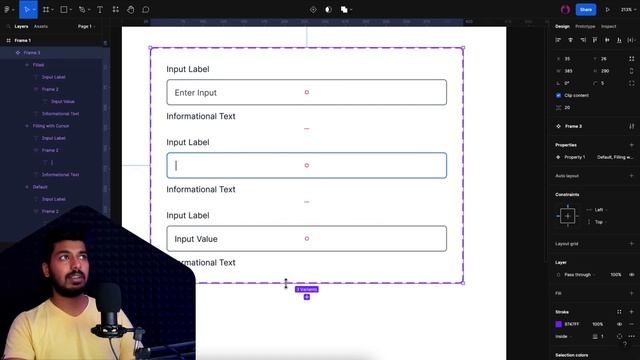 How to Design an Interactive Input Field in Figma | Beginners Tutorial смотреть онлайн