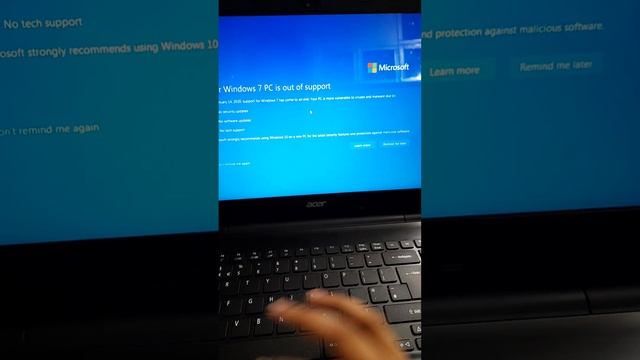 Windows 7 ends support in 10 January! 2023! ????? 6 - 7th time seen this after booting! смотреть онлайн