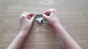 Как сложить доллар треугольником?!