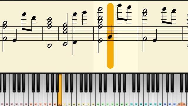обучение пианино Minecraft Sweden +ноты by piano смотреть онлайн