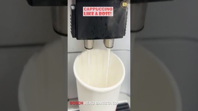 How to prepare Cappuccino using Bosch Vero Varista 600 #coffeemachines #TIS65621GB #shortyoutube смотреть онлайн