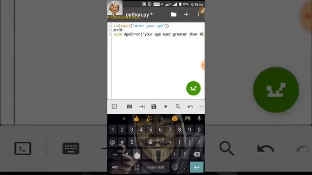 Raise your own errors in python || Tutorial #61 смотреть онлайн