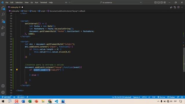 34.- Registrar Asistencia con Teclas - Sistema de Asistencias con PHP y MYSQL смотреть онлайн