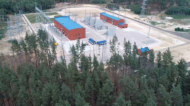 Электроподстанция 500 kV Kremenskaya⚡️ смотреть онлайн