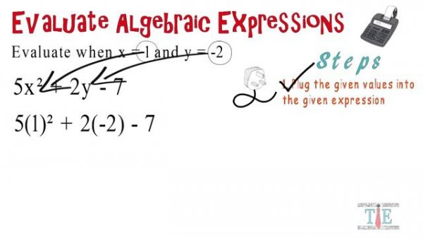 Evaluate Expressions #2: Algebra Animations