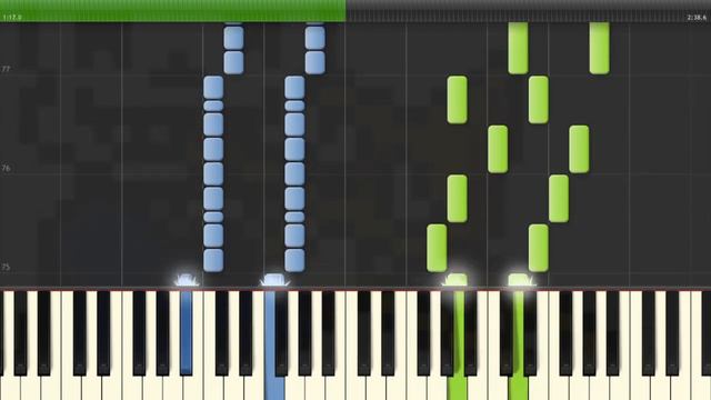 MEGALOVANIA - Undertale [TROM-BONE] [Piano Tutorial] (Synthesia) смотреть онлайн