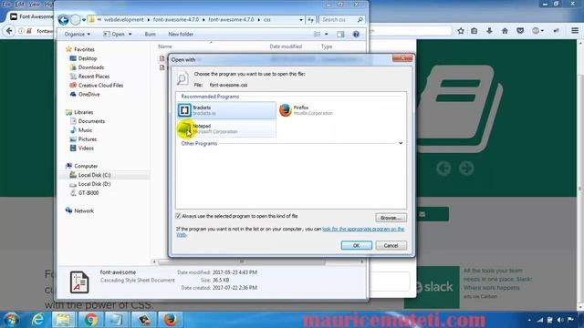 PHP Web Development - How To Make A Website Tutorial 2 - Downloading Font Awesome смотреть онлайн