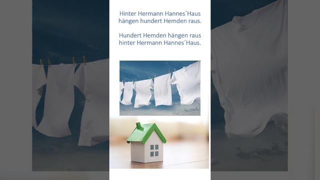 Zungenbrecher: Hinter Hermann Hannes´Haus ... смотреть онлайн
