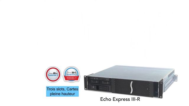 Gamme Sonnet Echo Express de châssis d'extension Thunderbolt-vers-carte PCIe - Présentation rapide смотреть онлайн