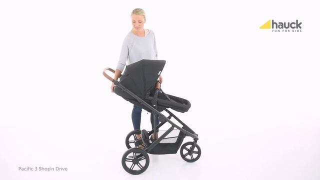 Hauck Pacific 3 Shop'n Drive Set kombinovaný 3in1 kočík смотреть онлайн
