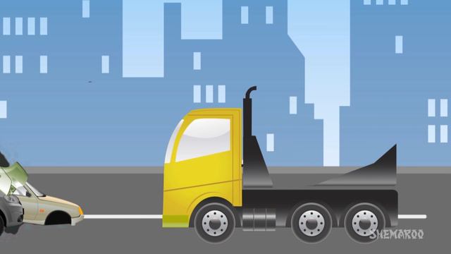 Cement Mixer Truck For Kids (HD) | Construction Vehicles Videos | Educational Animated Videos