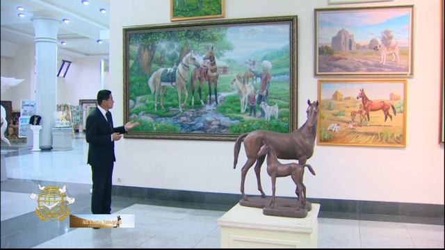 Образ Ахалтекинского скакуна и Туркменского алабая в изобразительном искусстве смотреть онлайн
