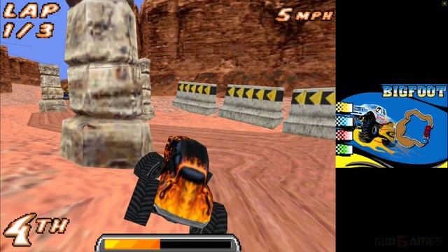 Bigfoot: Collision Course - Nintendo DS Gameplay High Resolution (DeSmuME)