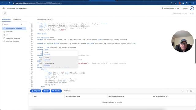 Mirror Data from PostgreSQL to Snowflake смотреть онлайн