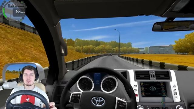 УГНАЛ МАШИНУ У ОТЦА - CITY CAR DRIVING + РУЛЬ смотреть онлайн
