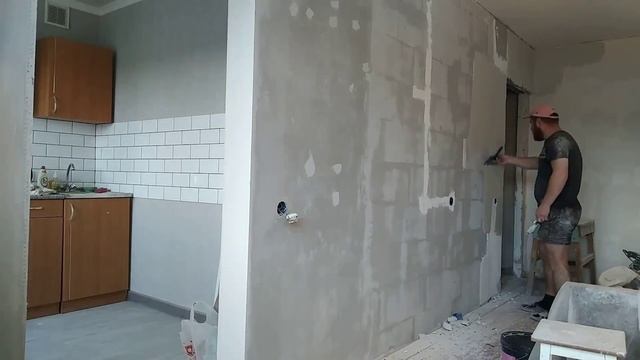 Подготовка зала под финишную отделку. смотреть онлайн