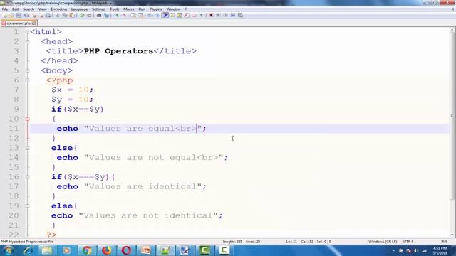 PHP Comparison Operators,Lec-16 |PHP tutorial for beginners in Urdu/Hindi| смотреть онлайн