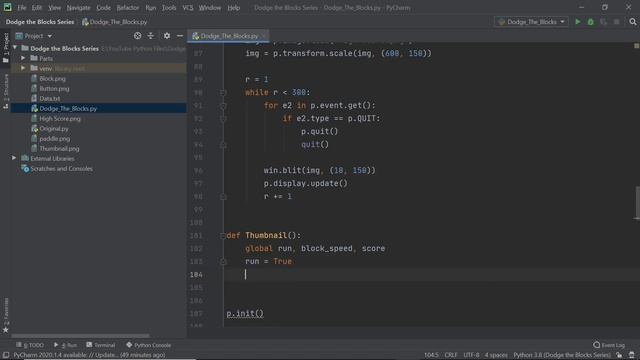 Dodge the Blocks! - Part 5 | Python Pygame Tutorials | Just Finished Coding! смотреть онлайн