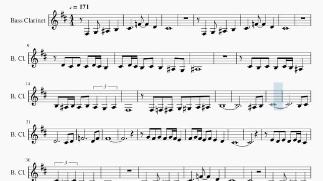Bass Clarinet Sheet Music: How to play Misirlou (Pulp Fiction) by ToTrArT Duo смотреть онлайн
