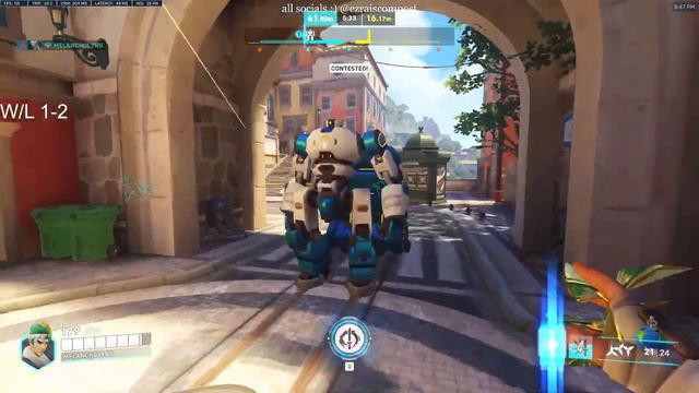 POV: a GRANDMASTER support in Overwatch 2 tries to play dps.. смотреть онлайн