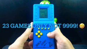 Brick Game 9999 in 1 Tetris and Classic Games Console Review