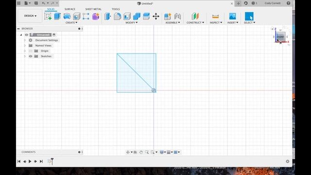 Fusion 360 #4 - Extrude Lines, Edit Sketches, Undo Steps смотреть онлайн