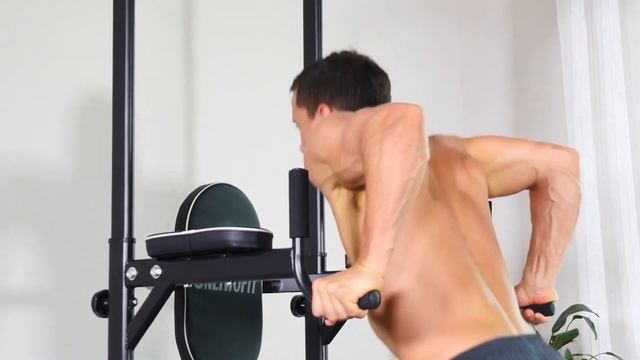 Power Tower Home Workout Standing Pull Up Bar OT061 | ONETWOFIT смотреть онлайн