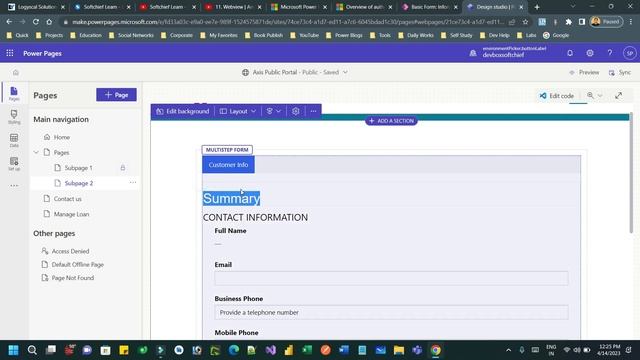 Working with Multistep Form in Power Pages смотреть онлайн